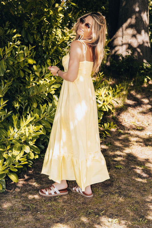 By Hilke Maxi Dress Ella Yellow