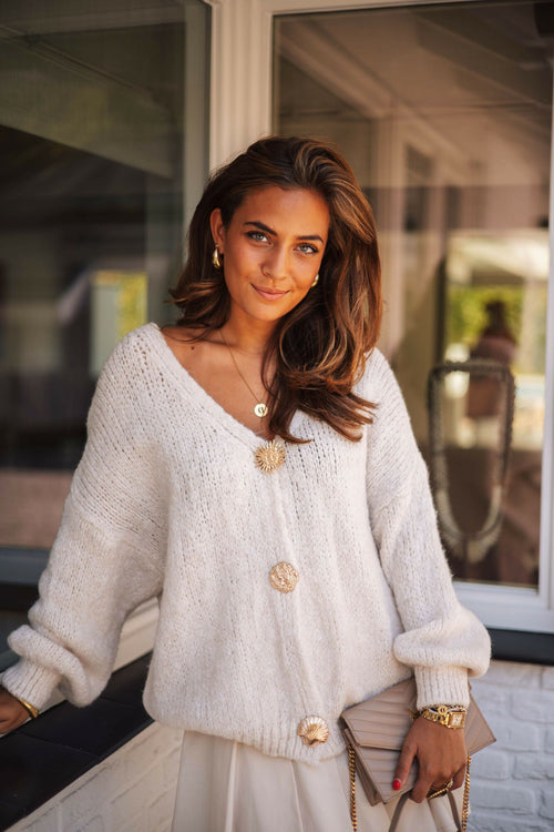 By Hilke Knit Hella Cream