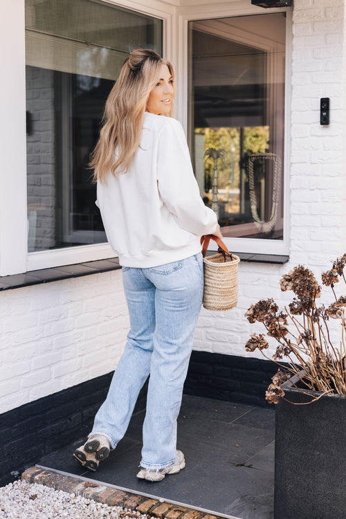 By Hilke Sweater Madrid White