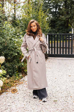 By Hilke Coat Puck Taupe