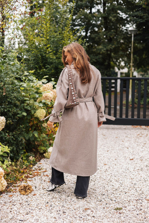 By Hilke Coat Puck Taupe