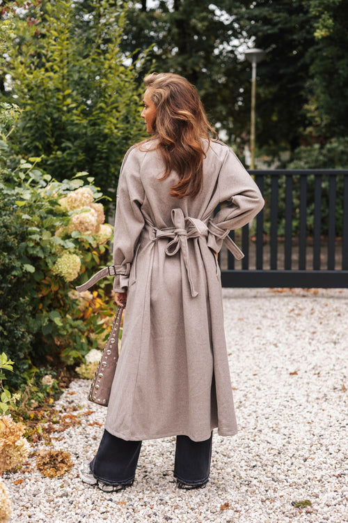 By Hilke Coat Puck Taupe