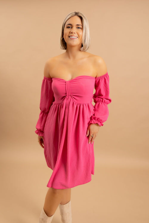 By Hilke Dress Liza Fuchsia