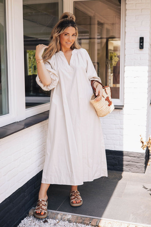By Hilke Dress Sanna Beige