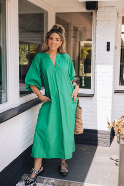 By Hilke Dress Sanna Green