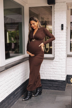 By Hilke Dress Ayla Chocolate