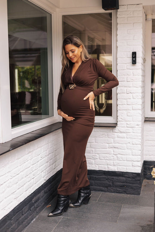 By Hilke Dress Ayla Chocolate