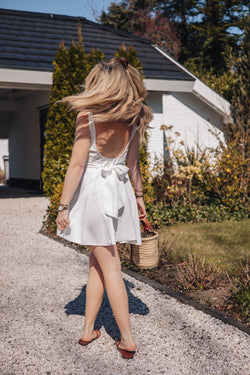 By Hilke Dress Imke Cream