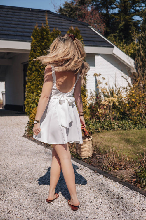 By Hilke Dress Imke Cream
