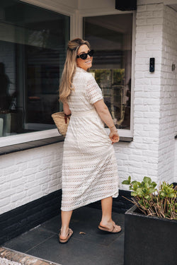 By Hilke Dress Julie Beige