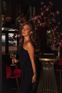 By Hilke Off-Shoulder Dress Aurelia Black