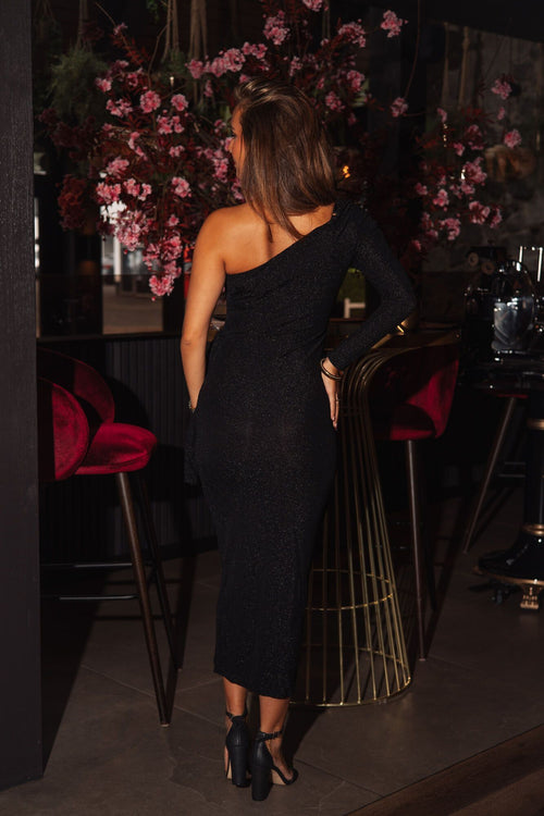 By Hilke Off-Shoulder Dress Aurelia Black