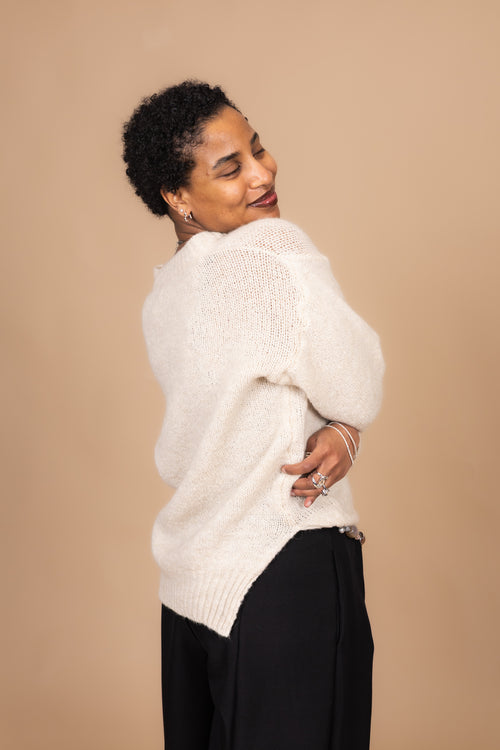By Hilke Sweater Fenna Cream