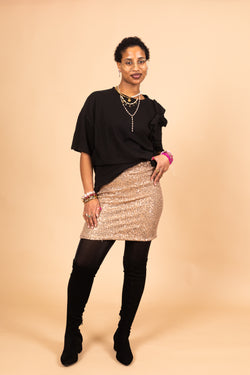 By Hilke Skirt Merel Beige