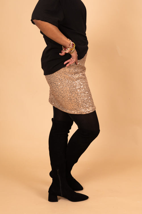 By Hilke Skirt Merel Beige