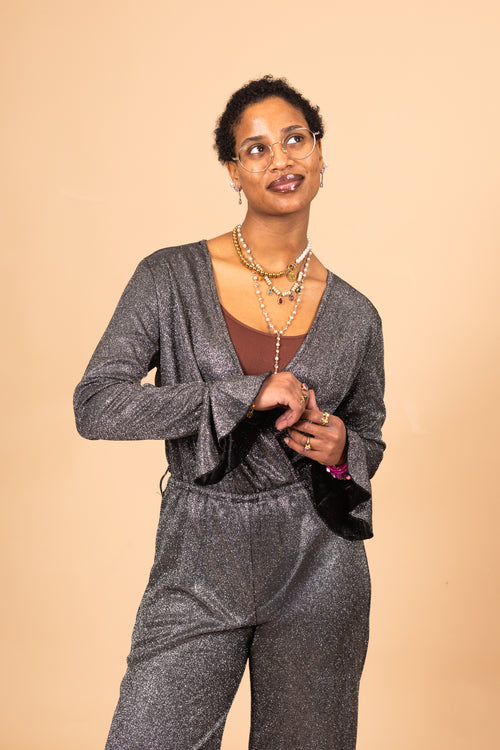 By Hilke Jumpsuit Imke Grey