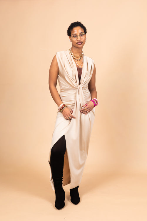 By Hilke Dress Mare Beige