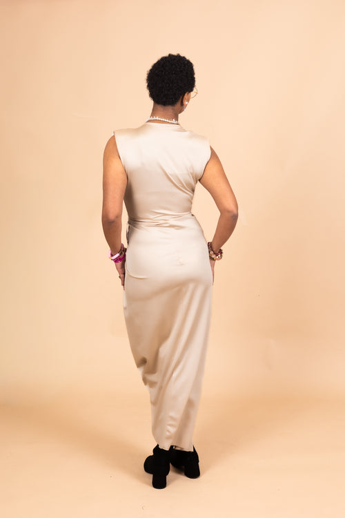 By Hilke Dress Mare Beige